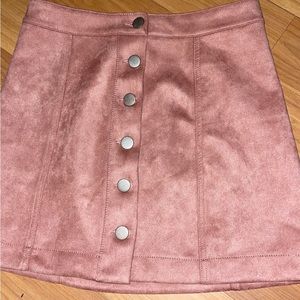 Vintage jean jacket, maroon thin spring coat, pink button up skirt